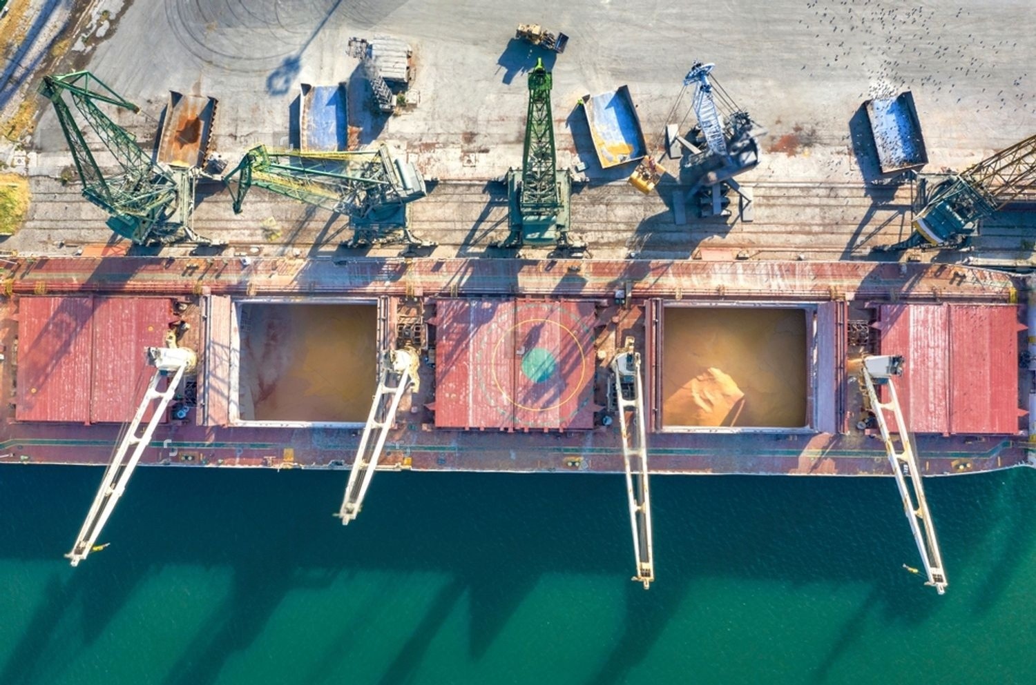 استيراد بواخر الذرة